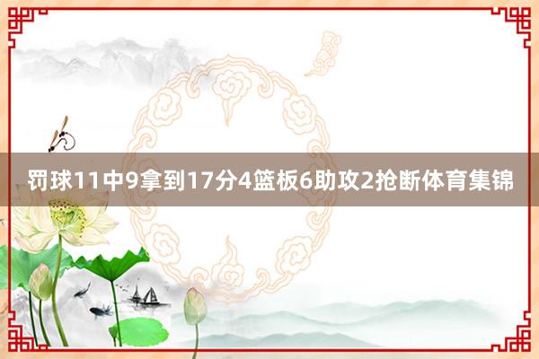 罚球11中9拿到17分4篮板6助攻2抢断体育集锦