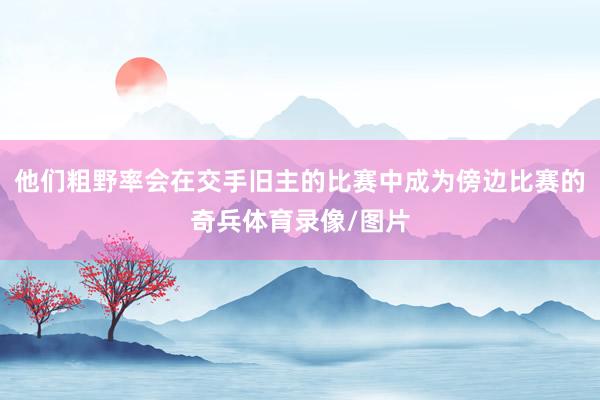 他们粗野率会在交手旧主的比赛中成为傍边比赛的奇兵体育录像/图片