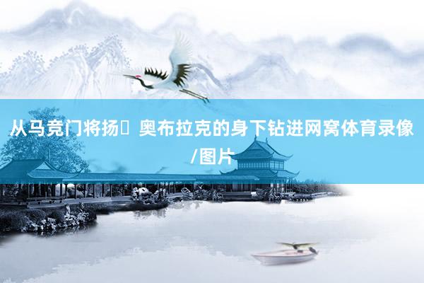 从马竞门将扬・奥布拉克的身下钻进网窝体育录像/图片
