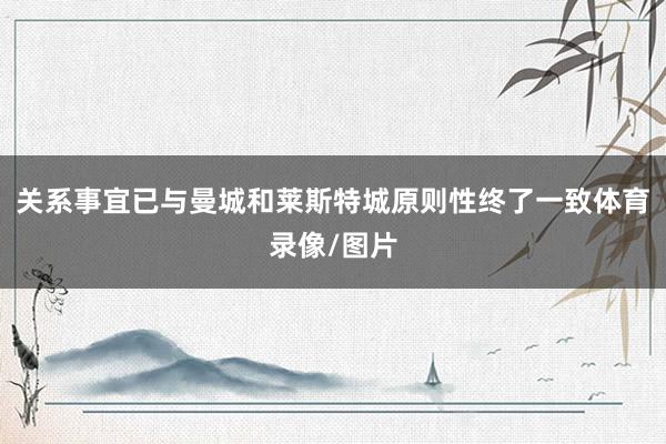 关系事宜已与曼城和莱斯特城原则性终了一致体育录像/图片