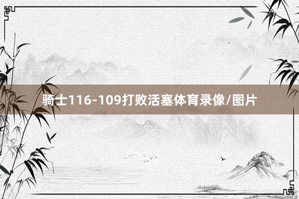 骑士116-109打败活塞体育录像/图片