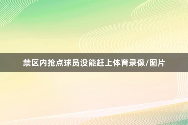 禁区内抢点球员没能赶上体育录像/图片