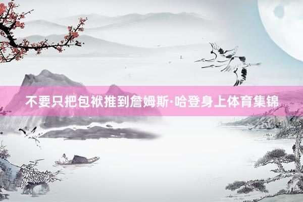 不要只把包袱推到詹姆斯·哈登身上体育集锦